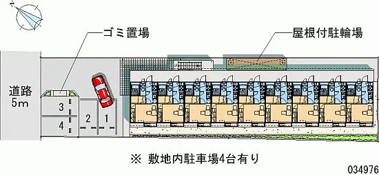 ★手数料０円★船橋市飯山満町　月極駐車場（LP）